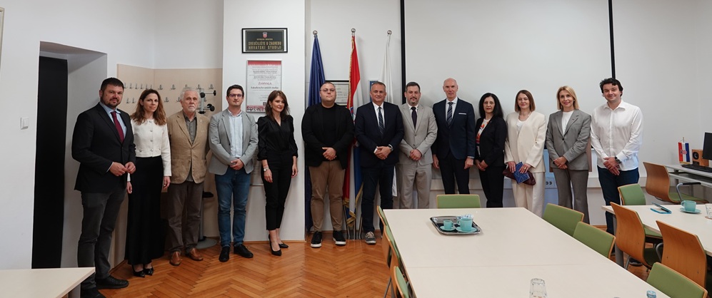 Representatives of the Faculty of Humanities and Social Sciences of the University of Mostar Visit the Faculty of Croatian Studies